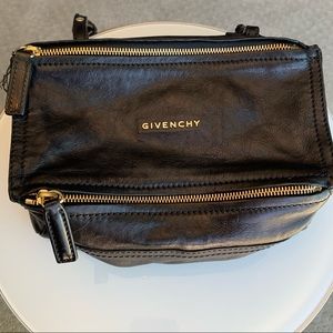 Givenchy leather crossbody bag- black